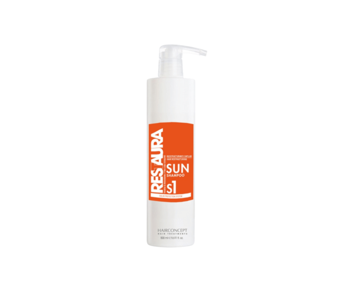 Hairconcept Professional Restaura S1 SUN, Sampon pentru parul expus la soare, 500ml