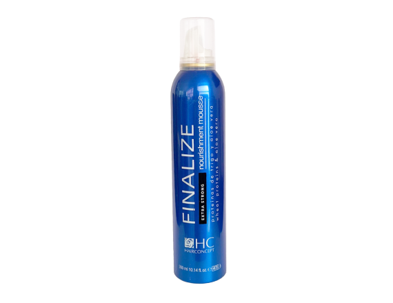 Hairconcept Professional Finalize Mousse Extra Strong
, Spuma Modelatoare Si Nutritiva Cu Fixare Foarte Puternica, 300Ml