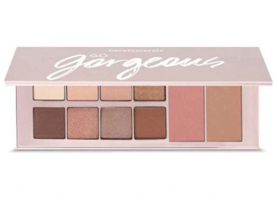 Bare Minerals Go Gorgeous Check And Eye Palette: Eyeshadow*8 13 Gr + Blush*2 4.1 Gr