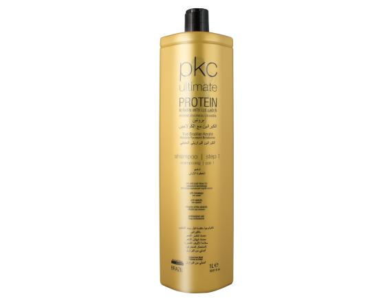 Maxiline Professional PKC Ultimate Protein, Sampon pentru par gros & rezistent (pas 1), inainte de intindere permanenta, 1000ml