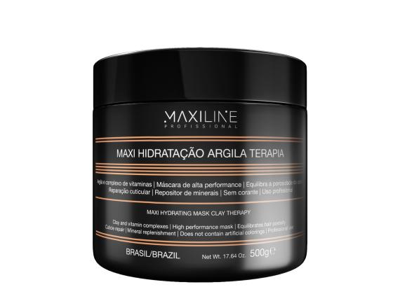 Maxiline Professional Clay Therapy, Masca hidratanta, 500ml