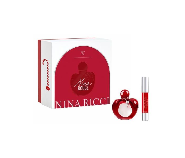 Set Nina Ricci Rouge, Femei, Eau de Toilette, 50ml + Lipstick