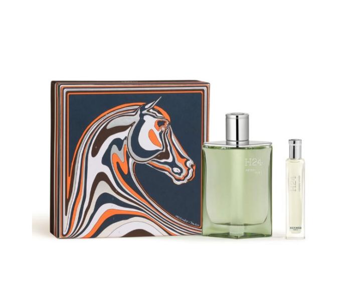 Set Hermes H24 Herbes Vibes, Barbati, Eau De Parfum 100ml + Eau De Parfum 15ml