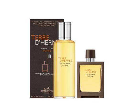 Terre D`Hermes Eau Intense Vetiver, Barbati, Eau de parfum, 30 ml + 125 ml Refill