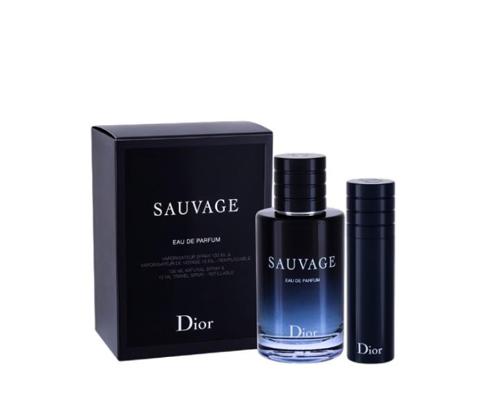 Set Christian Dior Sauvage, Barbati, Eau De Parfum 100ml + Eau De Parfum 10ml