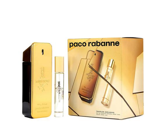Set Paco Rabanne 1 Million, Barbati, Eau de Toilette, 100ml + Eau de Toilette 20ml