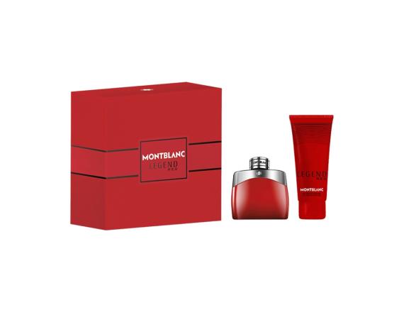 Montblanc M. Legend Red Gift Set: Edp 50 Ml + Shower Gel 100 Ml