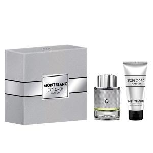 Set Mont Blanc Explorer Platinum, Barbati, Eau De Parfum 60ml + Gel De Dus 100ml
