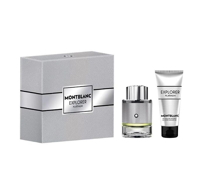 Set Mont Blanc Explorer Platinum, Barbati, Eau De Parfum 60ml + Gel De Dus 100ml