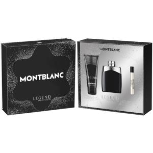 Set Mont Blanc Legend, Barbati, Eau De Toilette 100ml + Eau De Toilette 7.5ml + Gel De Dus 100ml