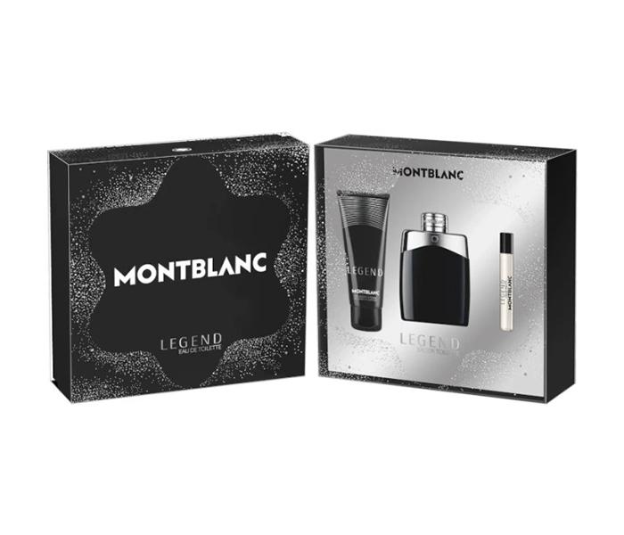 Set Mont Blanc Legend, Barbati, Eau De Toilette 100ml + Eau De Toilette 7.5ml + Gel De Dus 100ml