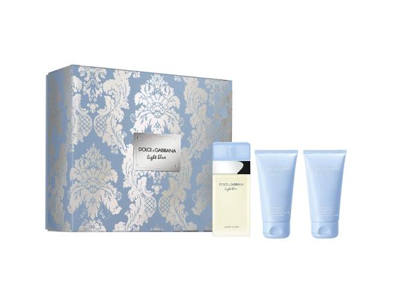 Dolce & Gabbana Light Blue Edt 50 Ml + Light Blue Refreshing Body Cream 50 Ml + Body Bath & Shower Gel 50 Ml