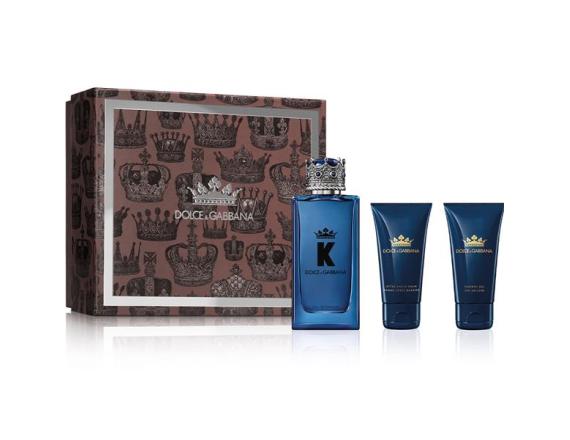 Set Dolce Gabbana K (King) By Dg, Barbati, Eau De Parfum 100ml + Gel De Dus 50ml + Balsam After Shave 50ml