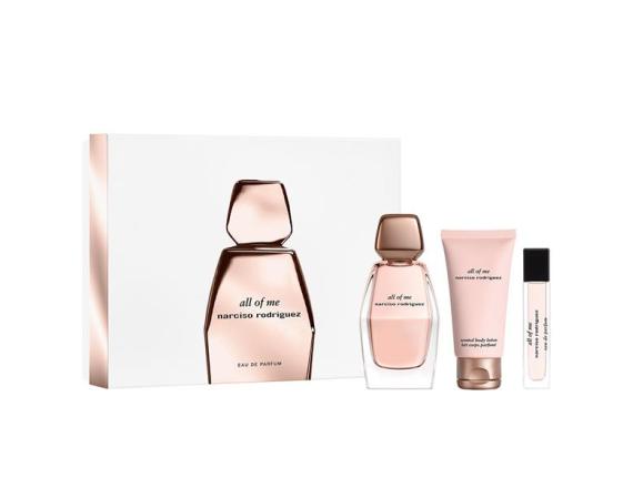 Set Narciso Rodriguez All Of Me, Femei, Eau De Parfum 90ml + Lotiune Corp 50ml + Eau De Parfum 10ml