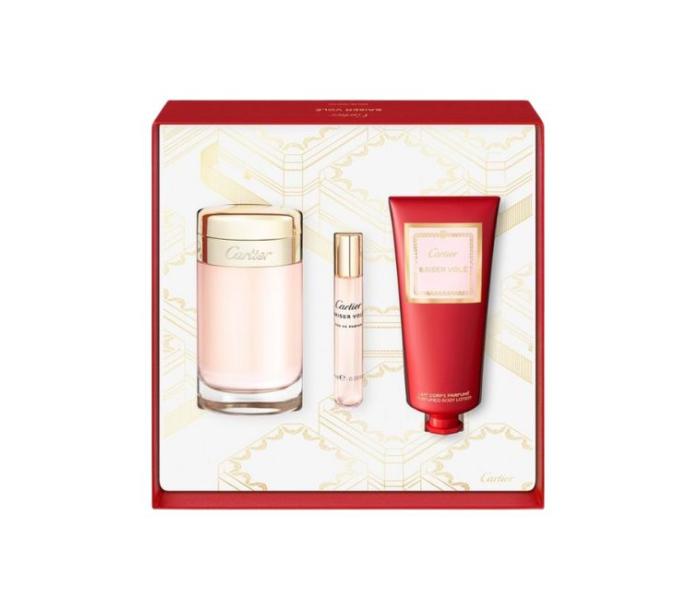 Set Cartier Baiser Vole, Femei, Eau De Parfum 100ml + Lotiune pentru corp 100ml + Eau De Parfum 10ml