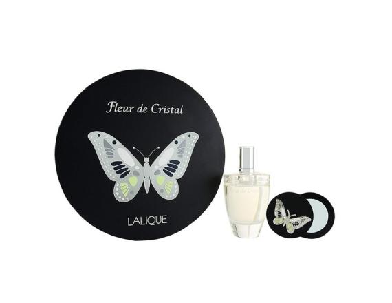 Lalique Fleur De Cristal Set: Edp 100Ml + Mirror