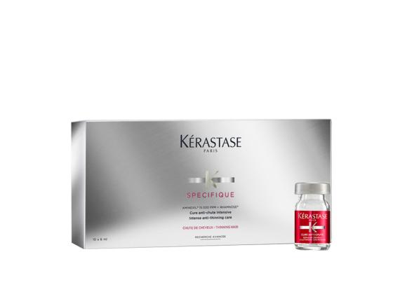 Tratament pentru par Kerastase Specifique Intense Anti-Thinning Care, Par subtire, 10x6ml