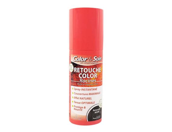 COLOR & SOIN Spray pentru retușarea culorii rădăcinilor Negru 75ml