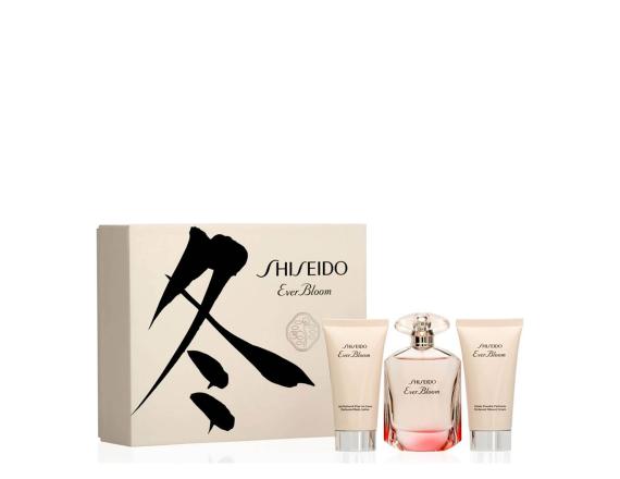 Shiseido W. Ever Bloom Gift Set: Edp 50 Ml + Body Lotion 50 Ml + Shower Gel 50 Ml