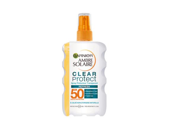 Ambre Solaire Clear Protect Refresh, Spray pentru corp, SPF 50, 200ml