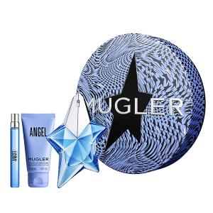 Set Thierry Mugler Angel, Femei, Eau De Parfum 50ml + Lotiune Corp 50ml + Eau De Parfum 10ml