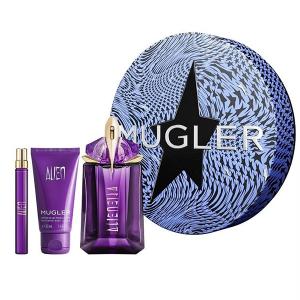 Set Thierry Mugler Alien, Femei, Eau De Parfum 60ml + Lotiune Corp 50ml + Eau De Parfum 10ml