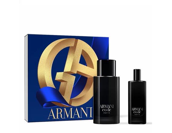 Set Armani Code Le Parfum, Barbati, Eau De Parfum 75ml + Eau De Parfum 15ml