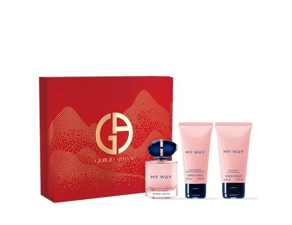 Set Armani My Way, Femei, Eau de Parfum, 50ml + Lotiune de Corp, 50ml + Gel de Dus, 50ml