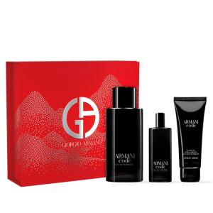 Set Armani Code, Barbati, Eau De Toilette 125ml + Gel de dus 75ml + Eau De Toilette 15ml
