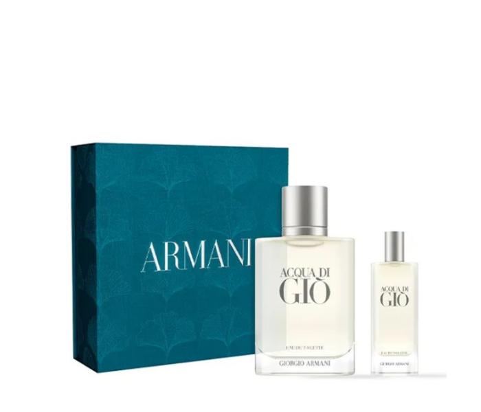 Set Armani Acqua Di Gio, Barbati, Eau De Toilette 100ml + Eau De Toilette 15ml