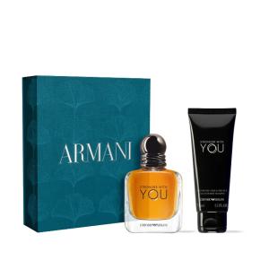 Set Armani Stronger With You Barbati, Eau De Toilette 50ml + Gel de dus 75ml