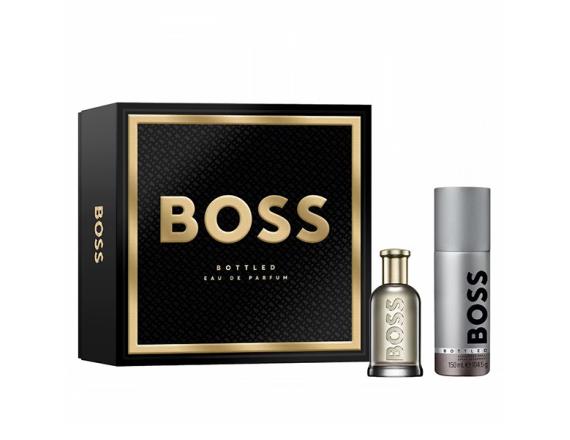 Hugo Boss Bottled, Barbati, Eau de Parfum, 50ml + Deodorant 150ml