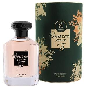 Hayari Source Joyeuse No.3, Unisex, Eau De Toilette 70ml + Esantion 2ml