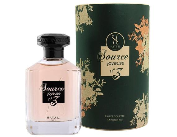 Hayari Source Joyeuse No.3, Unisex, Eau De Toilette 70ml + Esantion 2ml