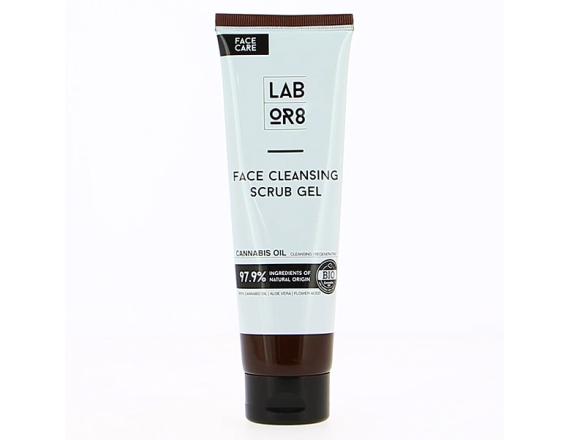 LABOR8 Hemp Oil, Gel Exfoliant Pentru Curatare Faciala, 125ml
