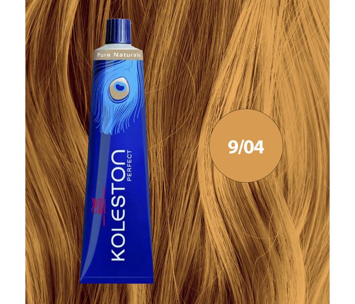 Vopsea permanenta Wella Professionals Koleston Perfect 9/04, Blond Luminos Natural Rosu, 60ml