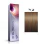 Vopsea permanenta Wella Professionals Illumina Color 7/31, Blond Mediu Auriu Cenusiu, 60ml