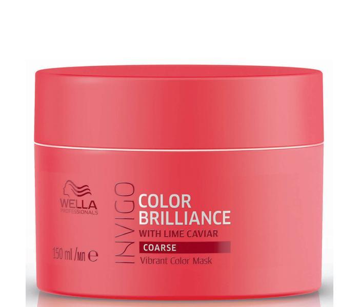 Masca pentru par gros/aspru vopsit Wella Professionals Invigo Color Brilliance, 150ml