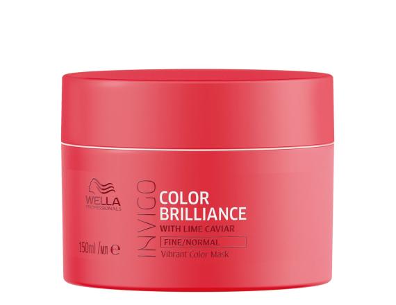 Masca pentru par fin/normal vopsit Wella Professionals Invigo Color Brilliance, 150ml