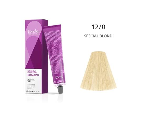 Vopsea permanenta Londa Professional 12/0, Blond Special, 60ml