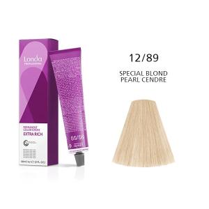 Vopsea permanenta Londa Professional 12/89, Blond Special Perlat Cendre, 60ml