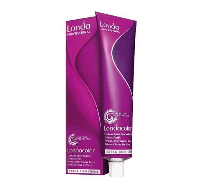 Vopsea permanenta Londa Professional 4/71, Castaniu Mediu Maro Cenusiu, 60ml