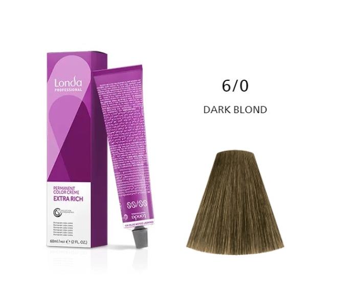 Vopsea permanenta Londa Professional 6/0, 60ml
