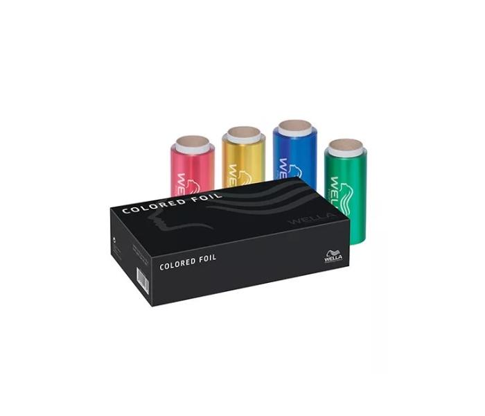 Set folie aluminiu Wella Professionals Colored Foil, 4buc