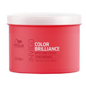 Masca pentru par fin/normal vopsit Wella Professionals Invigo Color Brilliance, 500ml