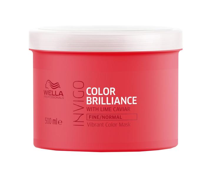 Masca pentru par fin/normal vopsit Wella Professionals Invigo Color Brilliance, 500ml