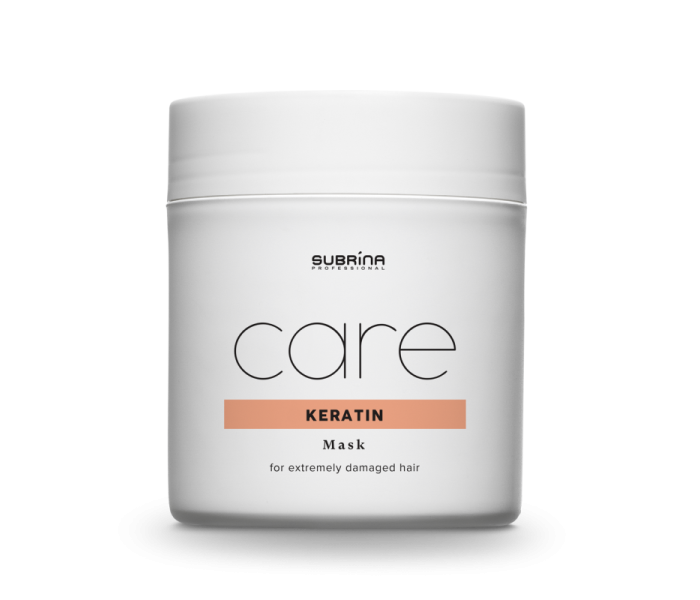Masca pentru par Subrina Professional Care Keratin, Par extrem de deteriorat, 500ml