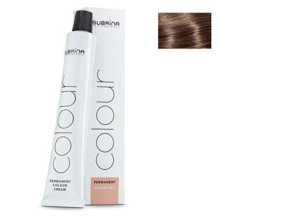 Vopsea de par permanenta Subrina Professional Essential Colour 6/0, Blond Inchis, 100ml