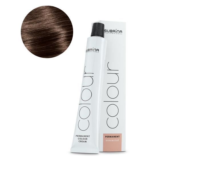 Vopsea de par permanenta Subrina Professional Essential Colour 5/00, Castaniu Deschis Natural, 100ml