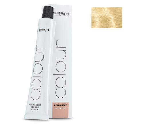 Vopsea de par permanenta Subrina Professional Essential Colour 10/03, Blond Natural Deschis Luminos Cendre, 100ml